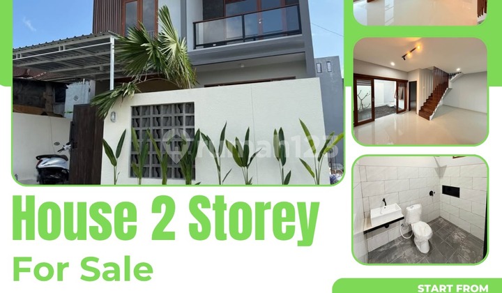 FOR SALE MODERN HOUSE BRAND NEW 2ND FLOOR WITH BALCONY AT BADUNG FOR SALE MODERN HOUSE BRAND NEW 2ND FLOOR WITH BALCONY AT BADUNG