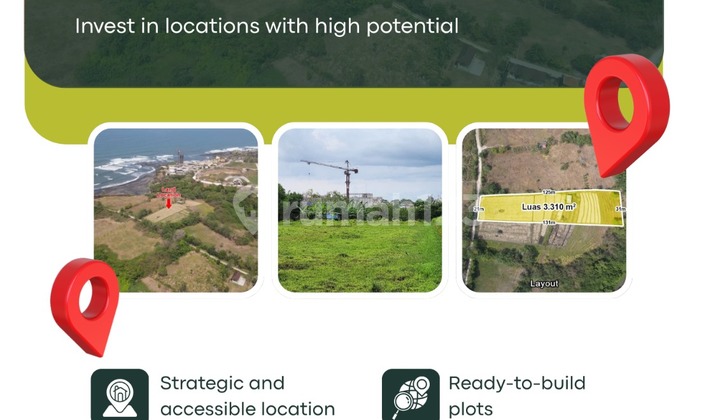 For Sale Prime Land 33 Are Tourist Accommodation At Nuanu City, Tabanan