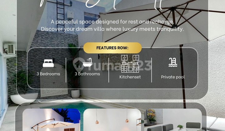 Villa For Sale Great Location, Next To Plataran Canggu Villa For Sale Great Location, Next To Plataran Canggu