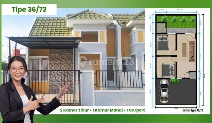 Rumah Di Bekasi Siap Huni Free Cicilan 1 Tahun 2