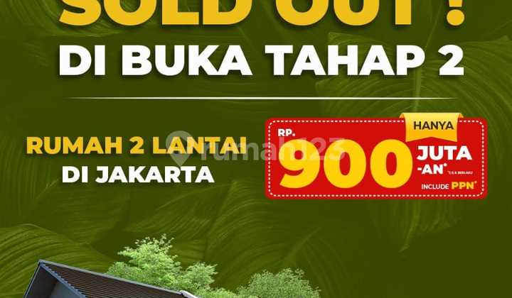 Dijual Rumah 2 Lantai Lokasi Strategis Di Jakarta Timur