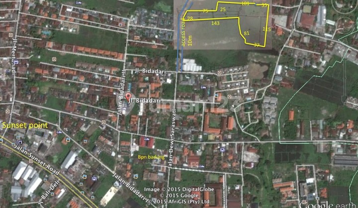 Tanah Luas di Jalan Bidadari Tanah Luas di Jalan Bidadari