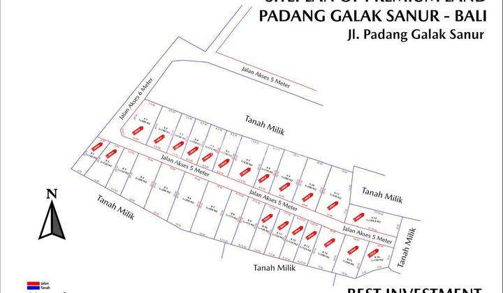 Tanah Kavling Padang Galak Sanur Tanah Kavling Padang Galak Sanur