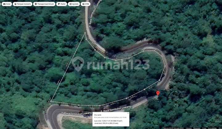 Attractive Investment, Strategic Land in Sajang, East Lombok, Easy Access.