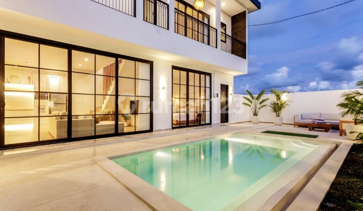 Brand New Luxury 3Br Villa In Central Canggu - Ricefield View