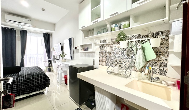 Disewa Apartemen Mewah Depan Pakuwon Mall & Statsiun Lrt Bekasi Bisa Perbulan Full Furnish Apartemen 1 Kamar Tidur 2
