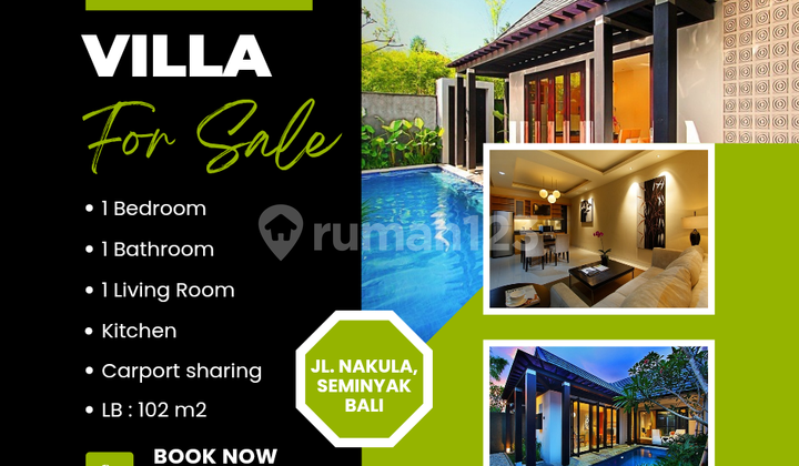 Villa Di Seminyak Dekat Dengan Pantai Double Sx Dan Rumah Sakit Siloam Sunset Road