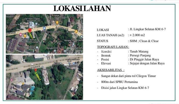 Dijual Tanah 2000m2 Dicilegon 1