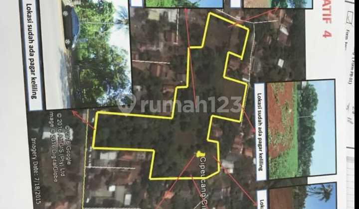 Jual Tanah Dijl Raya Jonggol, Row Lebar