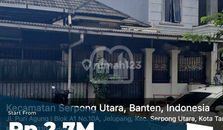 DIJUAL Rumah di Villa Serpong, Jelupang, Serpong Utara, Tangerang 1