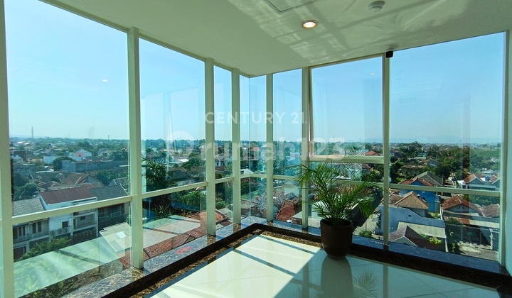 7th Floor Fully Furnished Apartment with Merapi View in Sleman