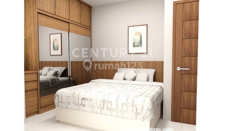 RUMAH TOWNHOUSE DESAIN SPANISH DI CILANGKAP JAKARTA TIMUR  2