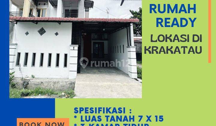 Rumah Cantik 1,5 Lantai Di Krakatau 1