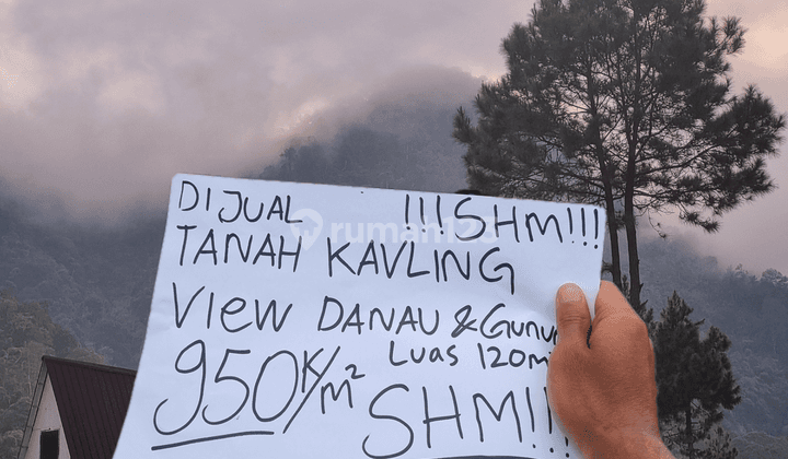 Jual Tanah Kavling Shm Pinggir Jalan View Gunung Dan Danau 1