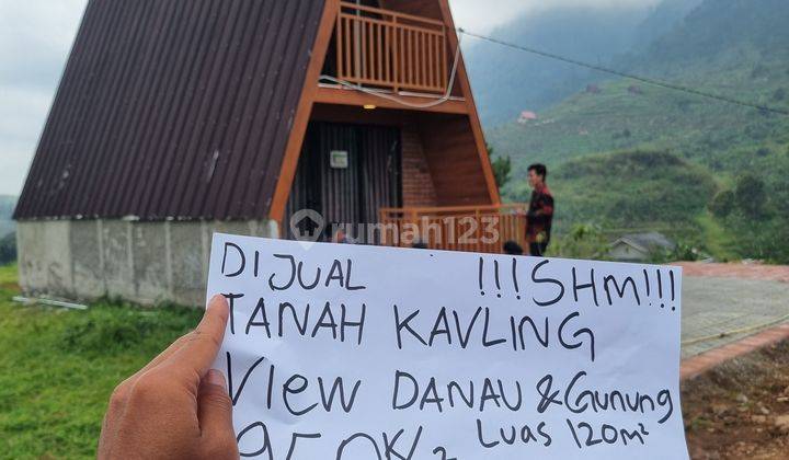 Jual Tanah Kavling Pinggir Jalan Siap Bangun View Gunung & Danau 1