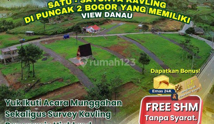 Jual Tanah Surat Shm Tanah Pinggir Jalan View Gunung Danau Bogor 1