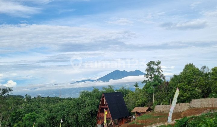 Tanah Kavling Puncak Bogor, Akses Dekat Tol, View Gunung Salak