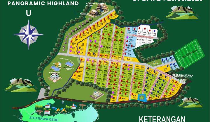 Tanah Kavling Surat Shm Ready Akses Mobil View Gunung Danau Sawah 1