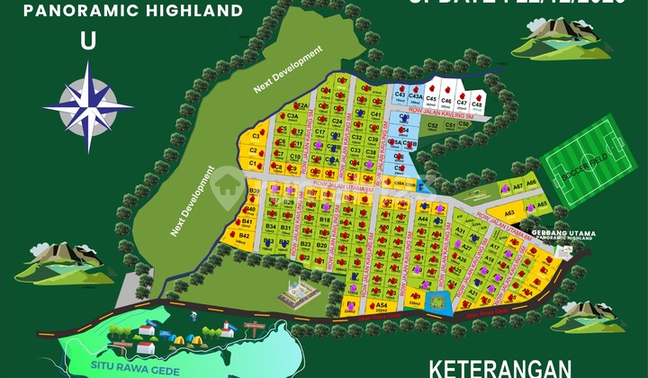 Kavling Villa View Danau Gunung Sawah di Wisata Puncak Kavling Villa View Danau Gunung Sawah di Wisata Puncak