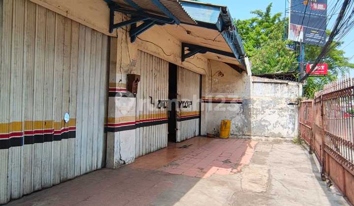 Ruko 1,5 lantai ex-bengkel strategis di jatibening Bekasi