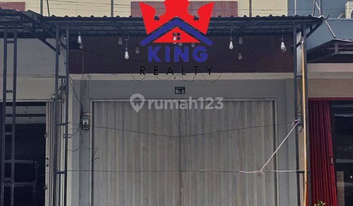 tampak depan ruko 1 lantai semarang indah