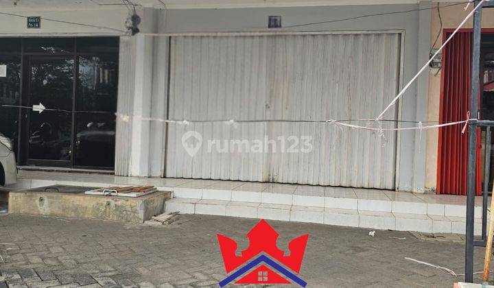 tampak depan ruko 1 lantai semarang indah