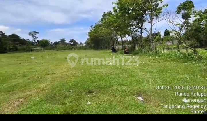 For sale. Vacant land. Area 41 hectares. In Panongan Bitung Tangerang.