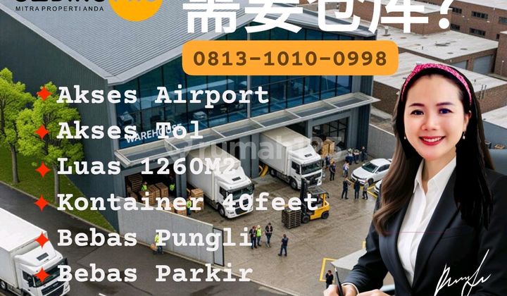 For Sale Old Warehouse ********.17 Commercial Zone Area 1260 Strategic Location Access to Toll Road.Airport ********