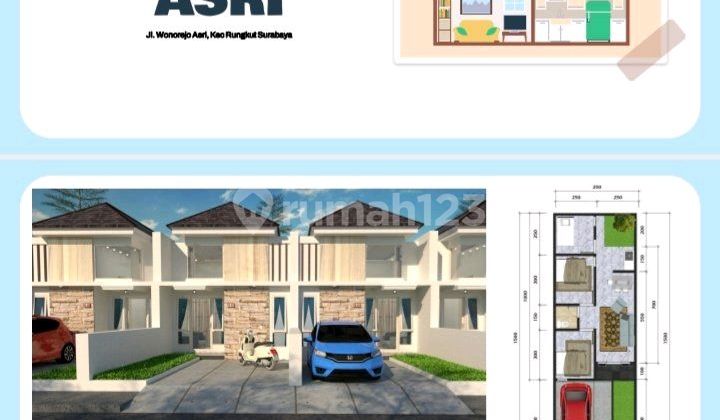 Rumah Baru Bumi Wonorejo Asri Rungkut Surabaya 1