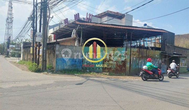 Large Warehouse Land Calculation on Main Road Antapani Bandung City