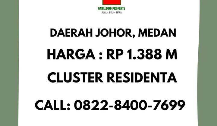 di Hunian Keluarga Cluster Residenta, Medan 2