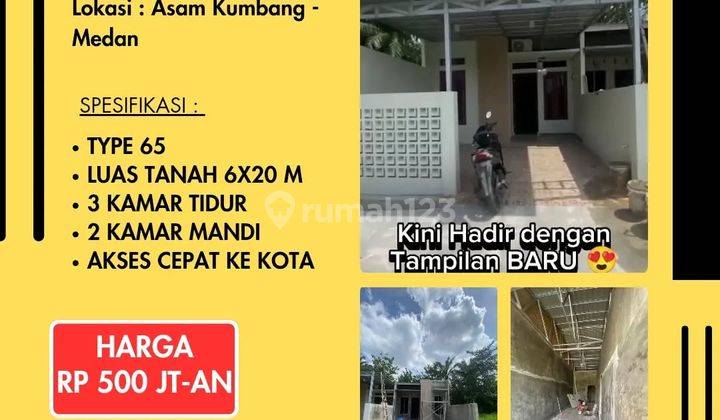 di Rumah Minimalis Daerah Asam Kumbang Jl. Pasar, Medan 1