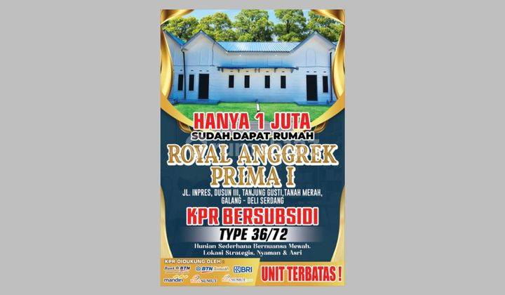 Royal Anggrek Prima 1 Jl.Galang Pertumbukan Lewat SPBU Gg.Inpres 1