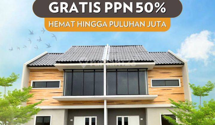 tampak depan perumahan eksklusif givency one jl.