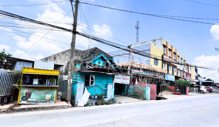 Tanah pinggir jalan sukabangun 2 depan bakso sony palembang