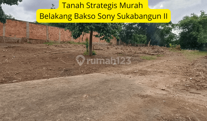 Dijual Tanah Sukabangun 2 Belakang Bakso Sony 1