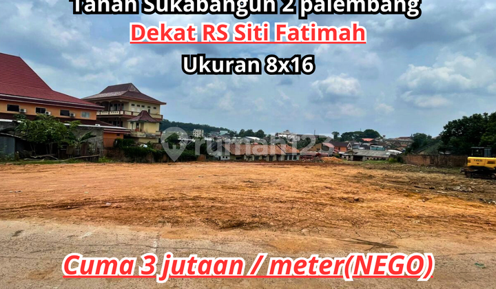 Prime land in the center of Palembang city near Siti Fatimah Hospital Palembang.