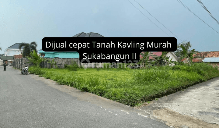 Tanah Strategis Sukabangun 2 Palembang Depan Sma Taruna 1