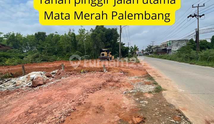 Tanah pinggir jalan mata merah cocok untuk bangun usaha alfamart/indomaret