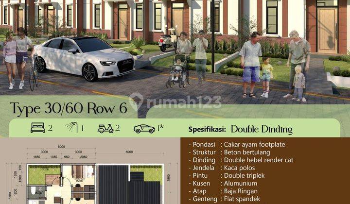 Rumah Subsidi Cicilan Flat 1,2jt Di Tigaraksa Tangerang 2