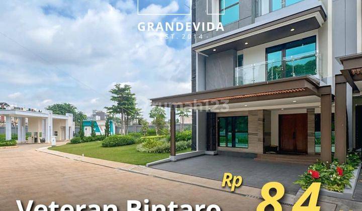 (brandnew) Rumah 3 Lantai Dalam Townhouse Area Veteran Bintaro 1