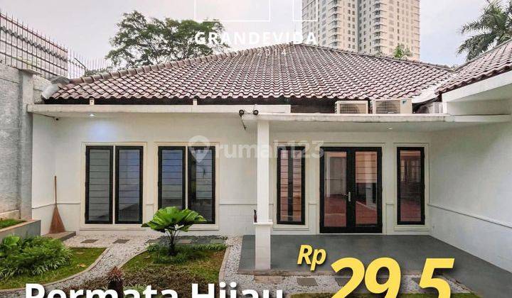 (likenew) Rumah 1,5 Lantai With Spacious Garden At Permata Hijau 1