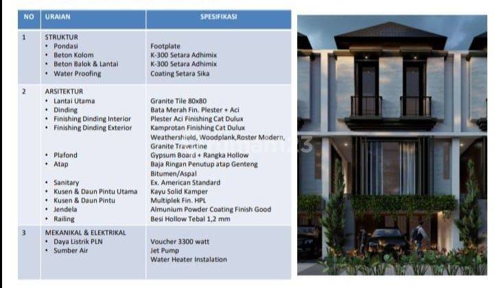 Di Jual Rumah Mewah 3 Lantai Trategis 1