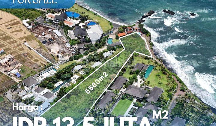 Dijual Tanah Pinggir Tebing Pantai Cemagi, Badung - Bali  1