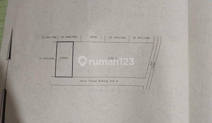 Dijual Tanah Strategis Di Jalan Tukad Badung 2