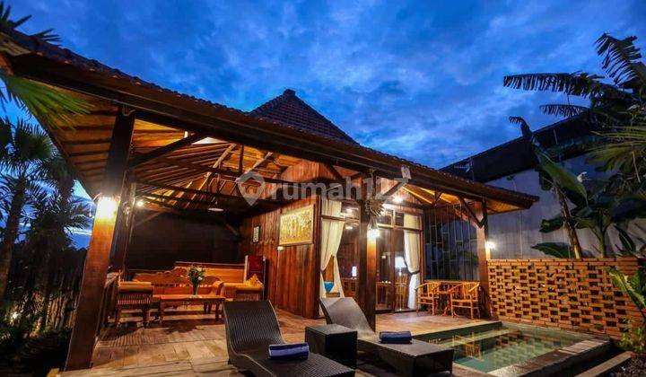 Villa Rumah Kayu Dijual Lokasi Berawa Canggu 1