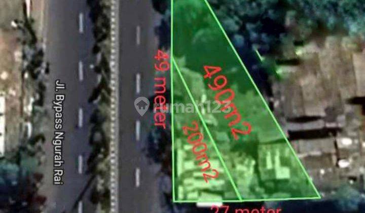 Dijual Tanah Strategis Lokasi Simpang Bypass Sanur 2