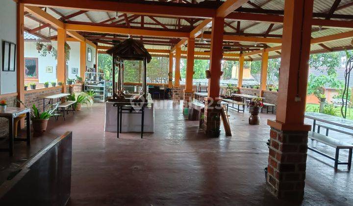 Dijual Tanah Ada Bangunan Resto Hall Dan Villa Masih Aktif, Di Pancawati Caringin 10