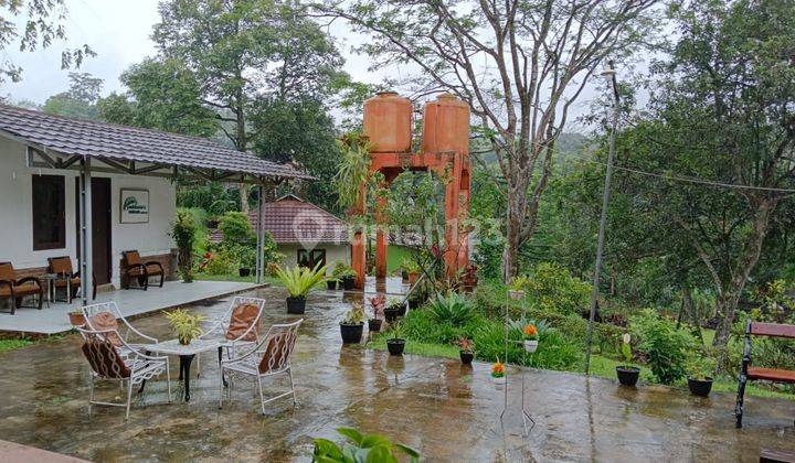 Dijual Tanah Ada Bangunan Resto Hall Dan Villa Masih Aktif, Di Pancawati Caringin 12