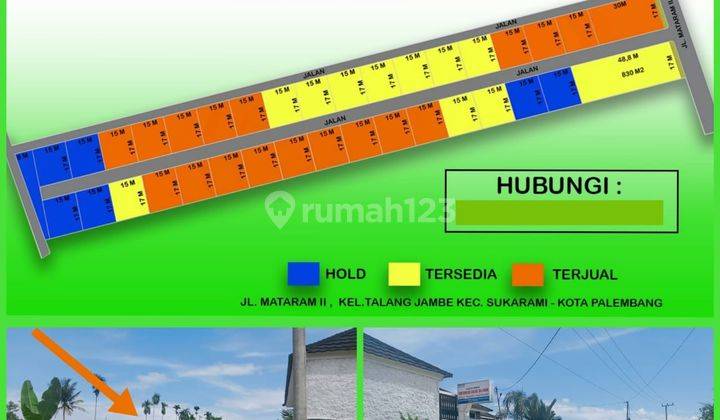 Tanah SHM Lokasi Strategis di Talang Jambe, Sukarami, Palembang 2